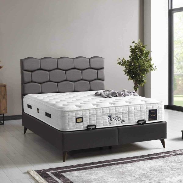 Boxspring deal met opbergruimte Stone