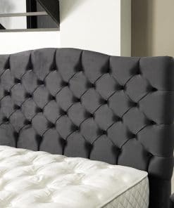 Gecapitonneerde Boxspring inclusief opbergruimte Lucca