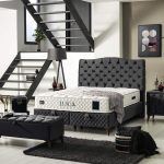 Gecapitonneerde Boxspring inclusief opbergruimte Lucca